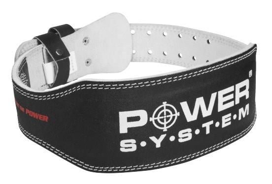 Пояс для важкої атлетики Power System PS-3250 Power Basic шкіряний S Black (A-012288)