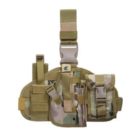 Кобура на бедро универсальная на платформе с подсумками Мультикам (12711881)