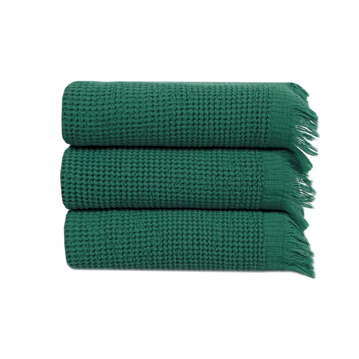 Набір рушників Lotus Home Rius 300 г/кв. м 35x50 3 шт. см Зелений (svt-2000022336833) - фото 6 Набір рушників Lotus Home Rius 300 г/кв. м 35x50 3 шт. см Зелений (svt-2000022336833) - фото 6