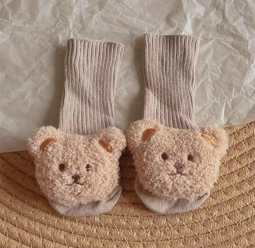 Носочки нарядные #36 Мишка Тедди 0-12 мес. Бежевый (144027)