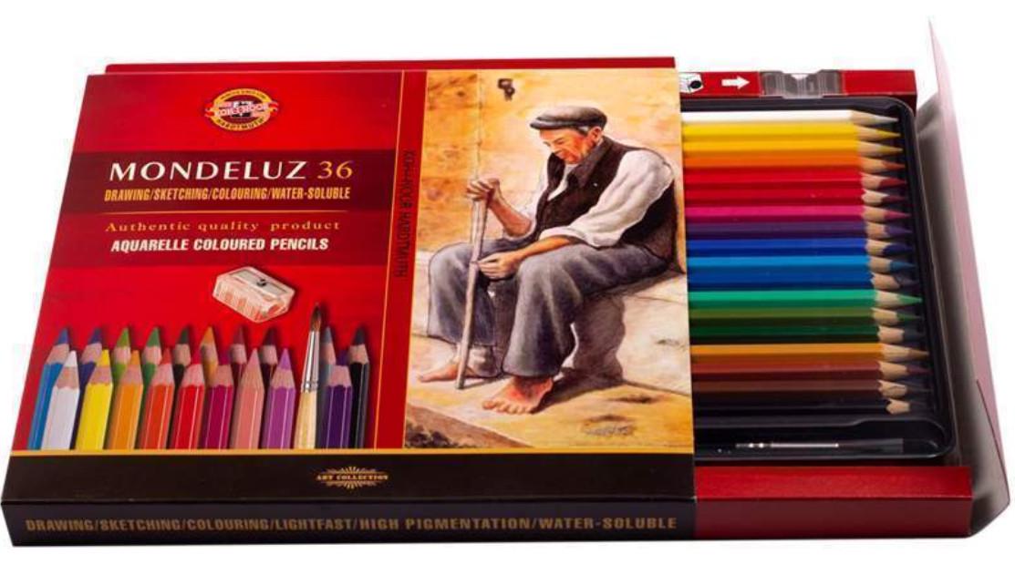 Олівці кольорові акварельні Koh-i-Noor MONDELUZ 48 кольорів - фото 2 Олівці кольорові акварельні Koh-i-Noor MONDELUZ 48 кольорів - фото 2