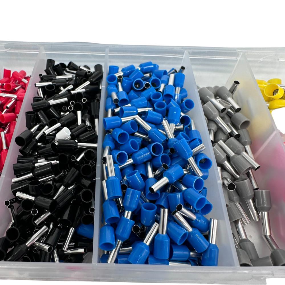 Набор гильзовых наконечников с обжимными клещами HSC8 для опрессования проводов 1200 шт. (2577288651) - фото 7 Набор гильзовых наконечников с обжимными клещами HSC8 для опрессования проводов 1200 шт. (2577288651) - фото 7