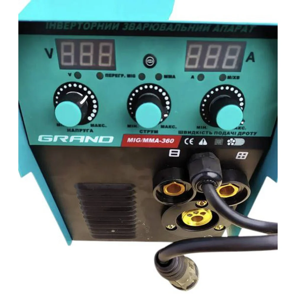 Інверторний зварювальний напівавтомат Grand MIG/MMA-360 - фото 10 Інверторний зварювальний напівавтомат Grand MIG/MMA-360 - фото 10