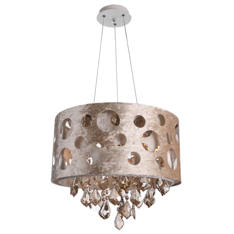 Люстра торт подвесная Brille BR-01 182S/5 с абажуром