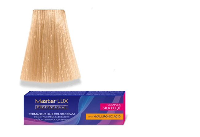 Крем-краска для волос стойкая Master LUX 10.38 яркий блонд 60 мл Золотисто-жемчужный Крем-краска для волос стойкая Master LUX 10.38 яркий блонд 60 мл Золотисто-жемчужный