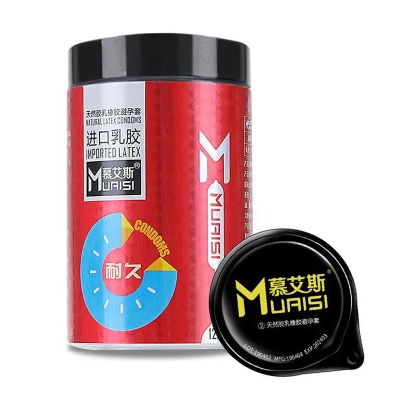 Презервативи Muaisi Red 0,02 мм ребристі з підвищеною кількістю мастила 12 шт. (BLS07034) Презервативи Muaisi Red 0,02 мм ребристі з підвищеною кількістю мастила 12 шт. (BLS07034)