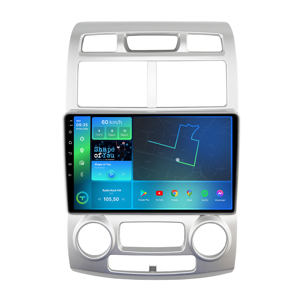 Магнитола штатная Torssen KIA Sportage 2 05-09 climate Европа FL9 4+64Gb 4G Carplay DSP (202306363)