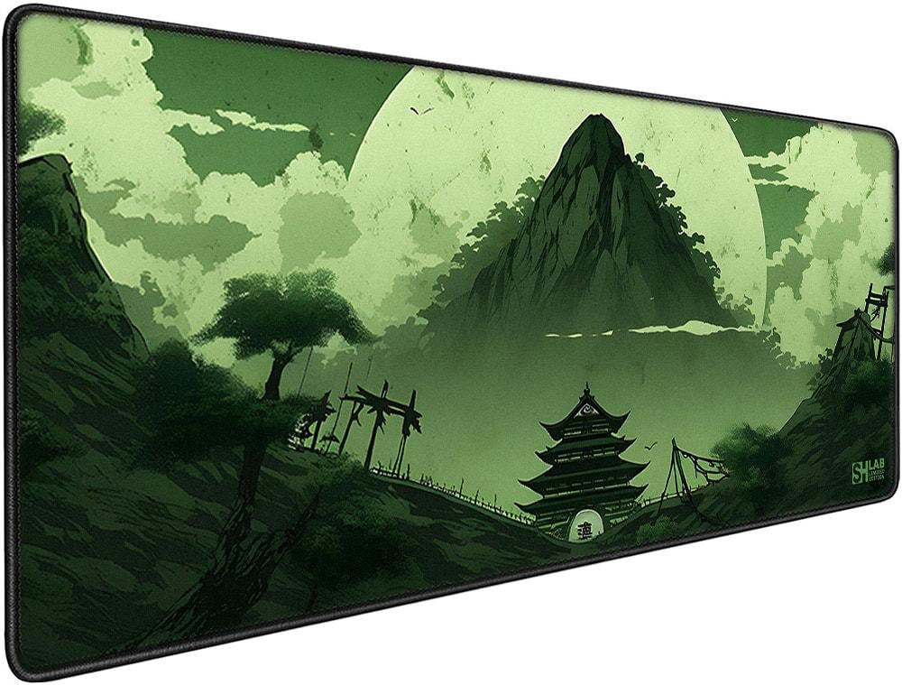 Коврик для мышки SHLab Japanese Pagoda Green Mountains SHM-52 70х30 см (35531)