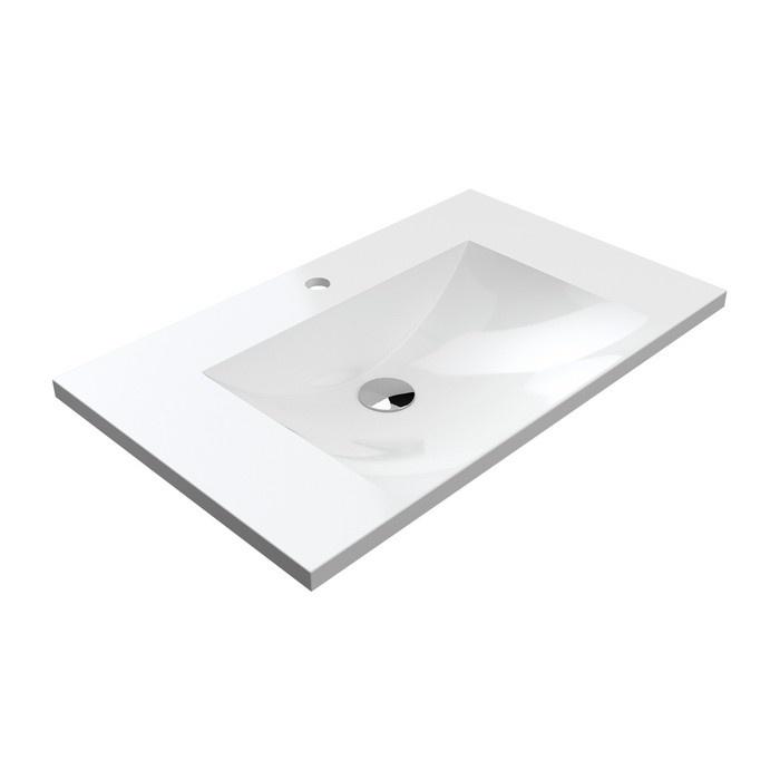 Умывальник Omnires Naxos 46x76 см White (NAXOS760BP)