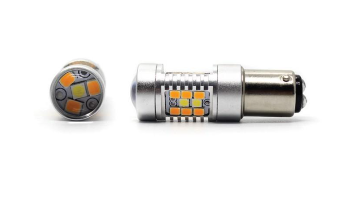 Лампи світлодіодні Carlamp 4U-Series P21/5W Білий/Жовтий (4G/1157 W-Y)