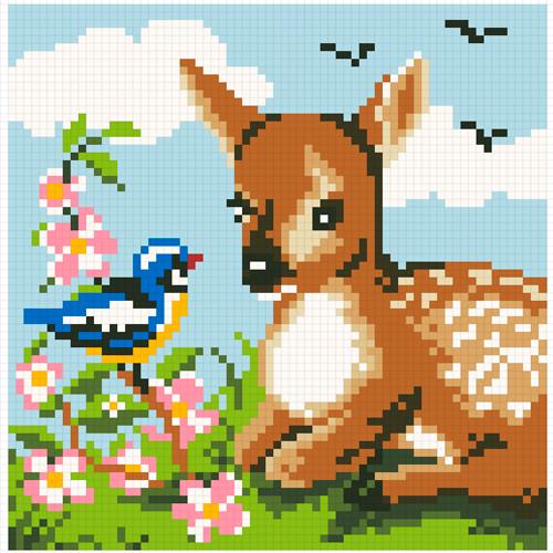 Алмазная мозаика Друзья 20х20 см (АМШ-211)