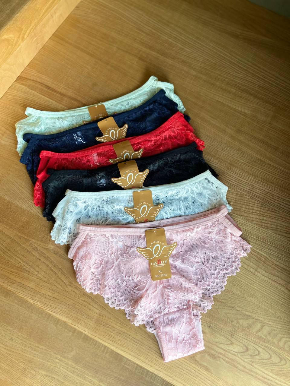 Комплект кружевных трусиков 6 шт. 2XL (2202-1)