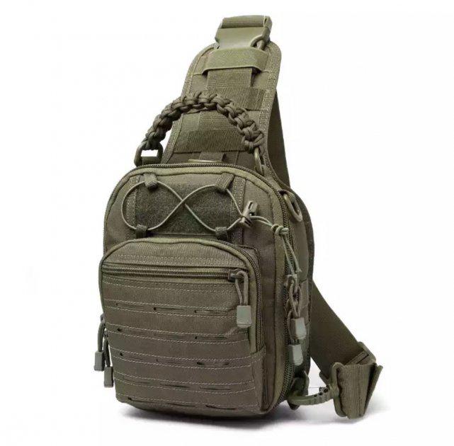 Сумка плечевая ZE014 Olive (eb65c92d) - фото 3
