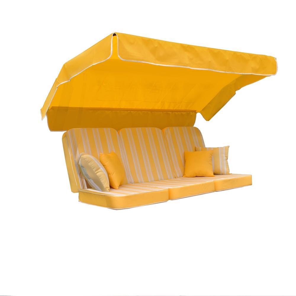 Мягкий комплект к качелям Ost-Fran Aurora texsilk Жёлтый (2721)