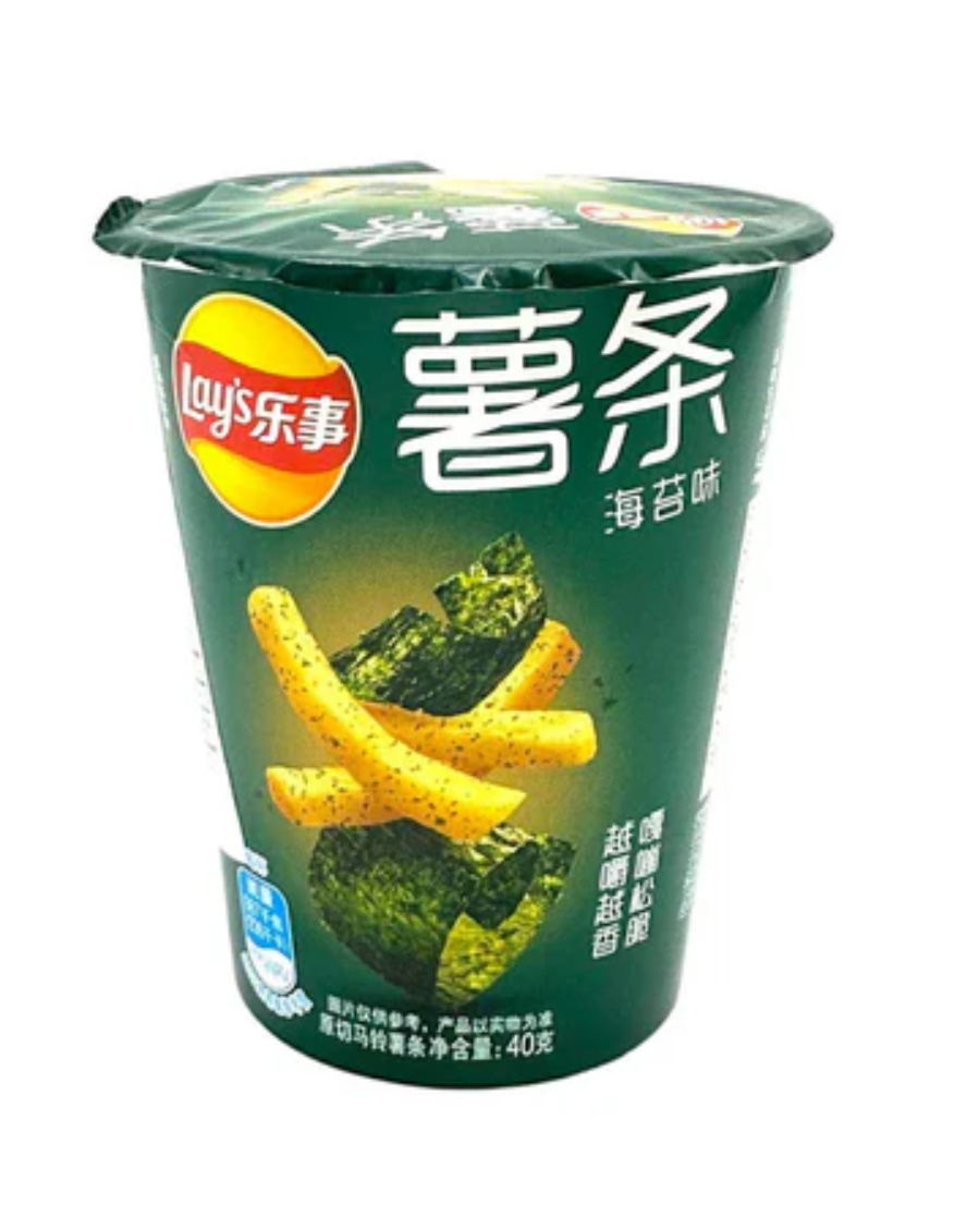Чипсы Lay's Premium Seaweed Flavor Crisp French Fries Chips 40 г (2607058085)