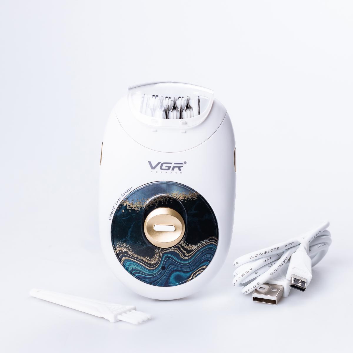 Эпилятор женский VGR V-706 аккумуляторный (HPV706B)