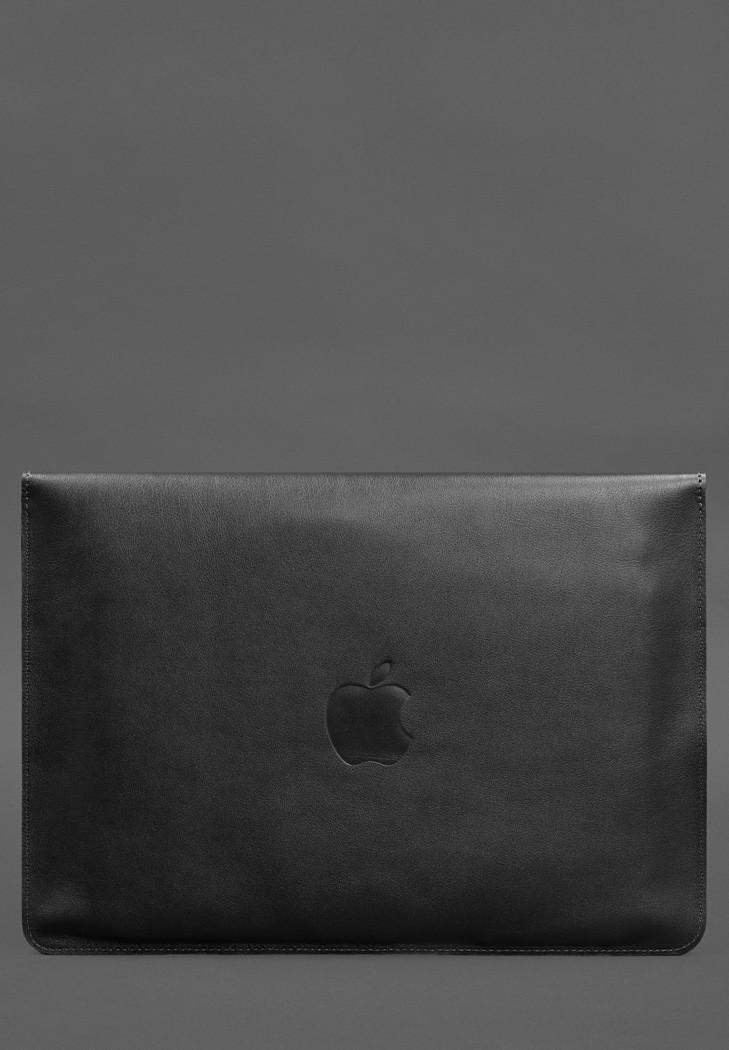 Чехол-конверт кожаный на магнитах для MacBook Pro 15" 2023 Черный (A-028789) - фото 2 Чехол-конверт кожаный на магнитах для MacBook Pro 15" 2023 Черный (A-028789) - фото 2