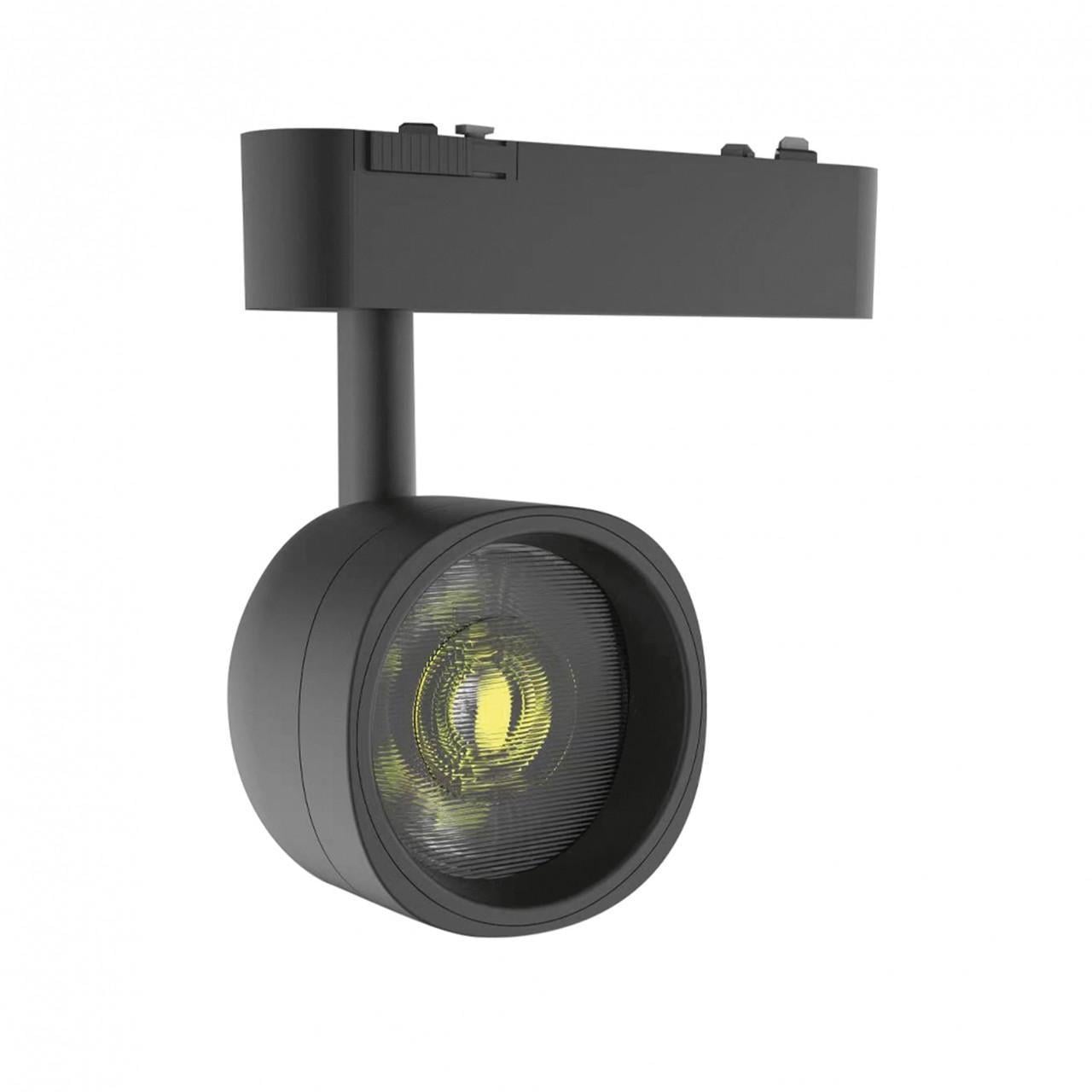 LED Светильник магнитный трековый поворотный VIDEX 8.5W 4000K 48V Black (VL-TRMS-LA76B) 32/ящ