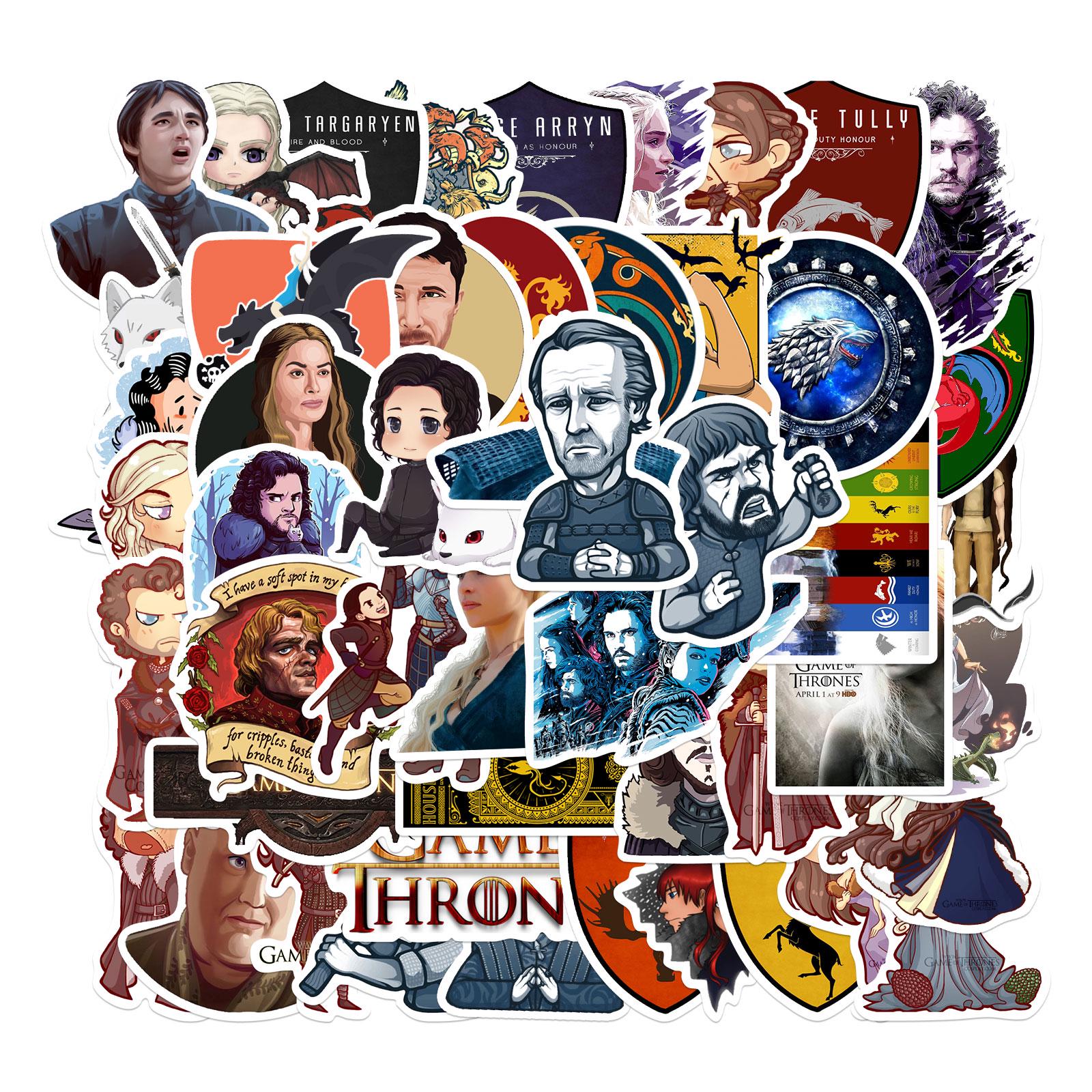 Набір наклейок Game of Thrones 50 шт.