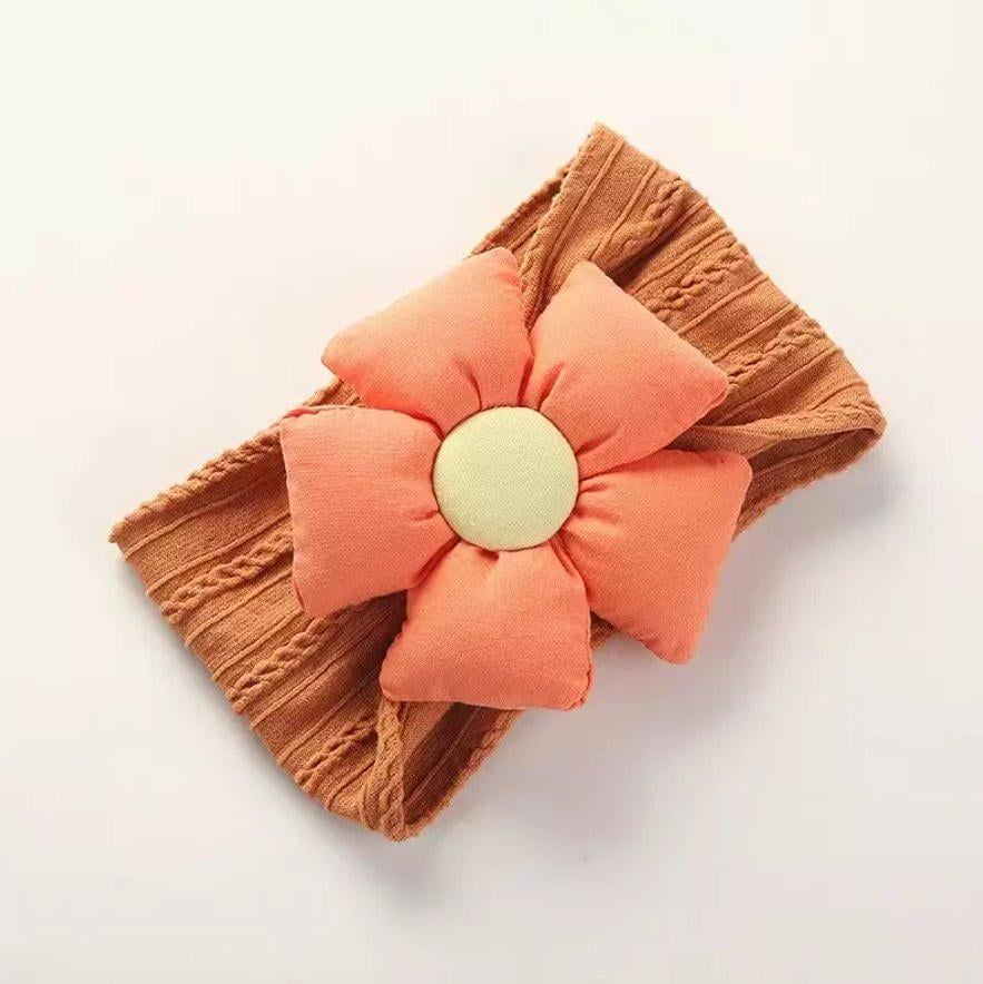 Афробант-пов'язка на голову №2 Квіточка Помаранчевий (131237)