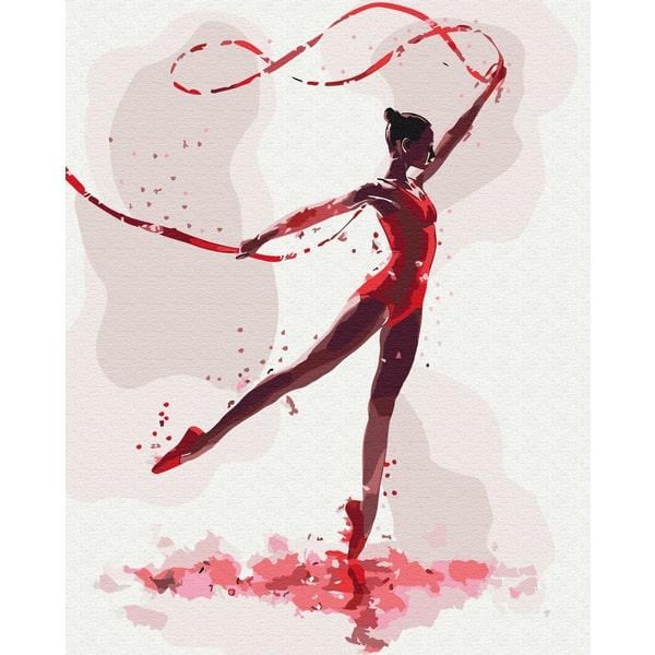 Картина по номерам BrushMe Волшебная гимнастка BS54109 холст на подрамнике 40x50 см (2322542437)