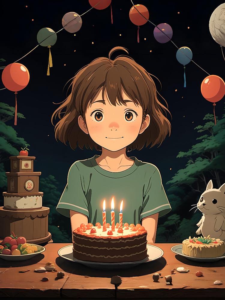 Алмазная мозаика SHLab Аниме Spirited Away Тихиро Огино Вышивка SHS-40411 Полная Выкладка 30x40 см (40411)
