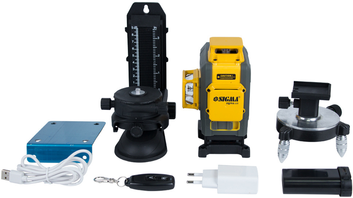 Нівелір самовирівнювальний лазерний Sigma 16 ліній 4x360° (3727251) - фото 7 Нівелір самовирівнювальний лазерний Sigma 16 ліній 4x360° (3727251) - фото 7