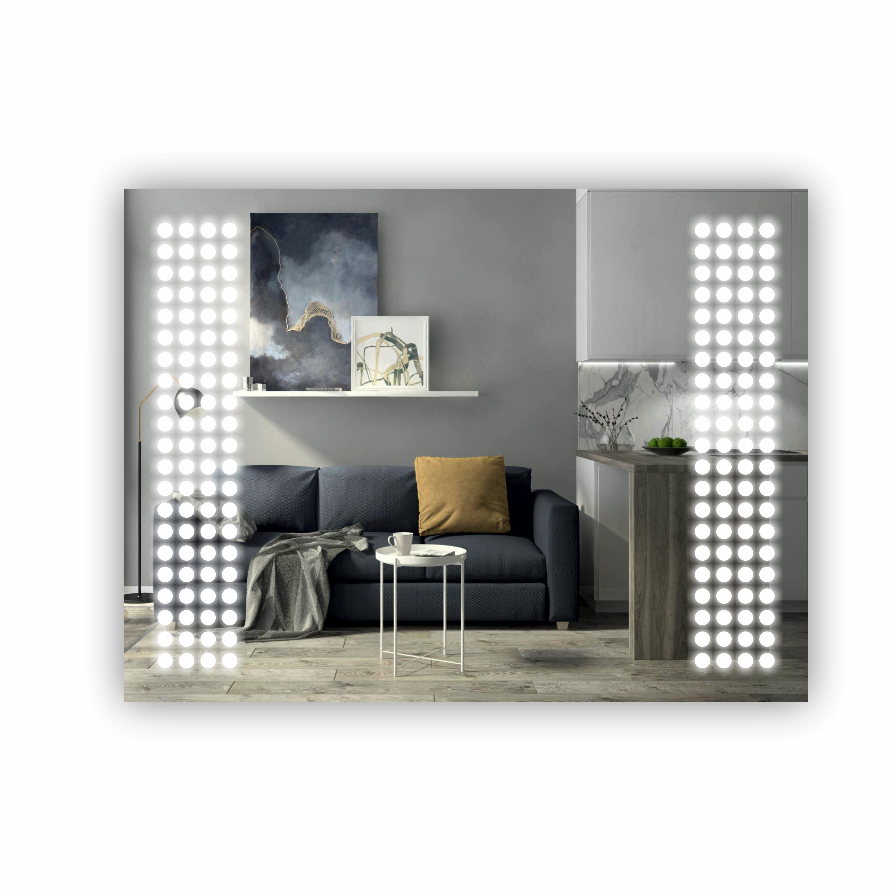 Зеркало с LED подсветкой 600х800 мм (R-012)