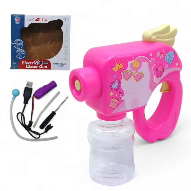 Дитячий іграшковий водяний пістолет A-Toys від акумулятора 3,7 V 2 режими (MTT-195579) Дитячий іграшковий водяний пістолет A-Toys від акумулятора 3,7 V 2 режими (MTT-195579)
