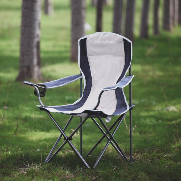 Стілець Kingcamp Arms Chairin Steel BLACK MEDIUM/GREY (KC3818) - фото 8