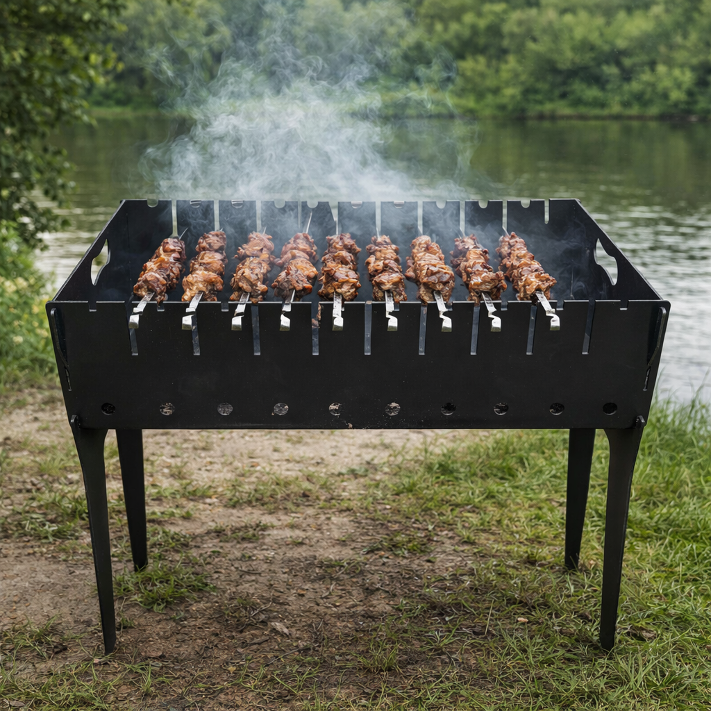 Разборный мангал Jooki Феникс на 8 шампуров 2 мм
