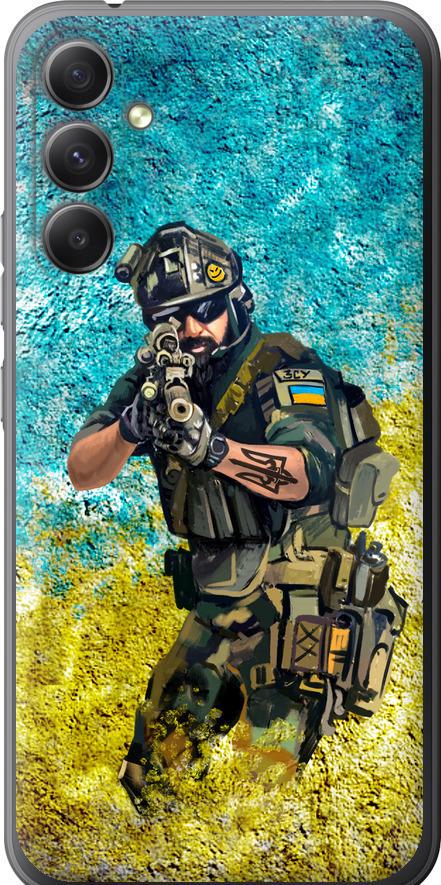 Чехол на Samsung Galaxy A34 A346E Воин ЗСУ (5311u-2936-42517)