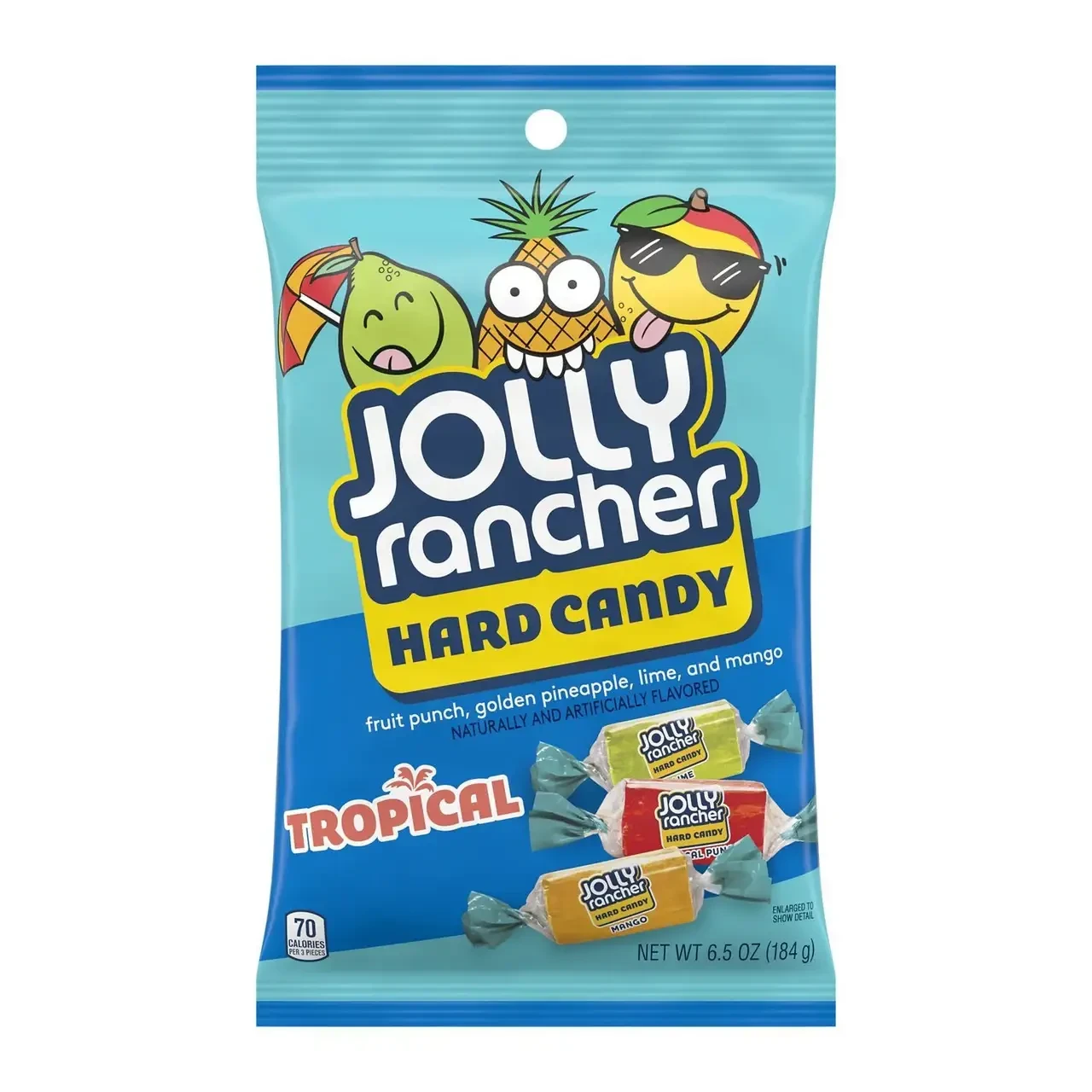 Льодяники JOLLY RANCHER Assorted Tropical Fruit Flavored Hard Candy 184 г (1712779136)
