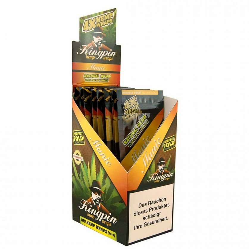 Бланти KingPin Hemp Wraps Manic 1 шт. (22223) - фото 3 Бланти KingPin Hemp Wraps Manic 1 шт. (22223) - фото 3