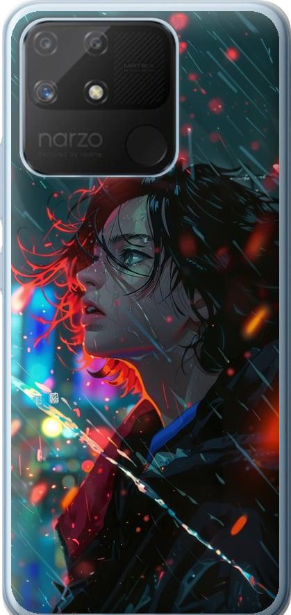 Чехол на Realme Narzo 50A Ночные огни (6096t-2514-42517)