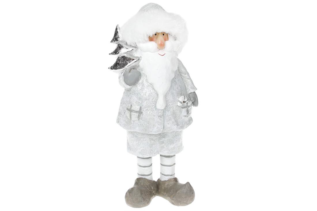 Декоративная статуэтка BonaDi Санта с елкой (823-702)
