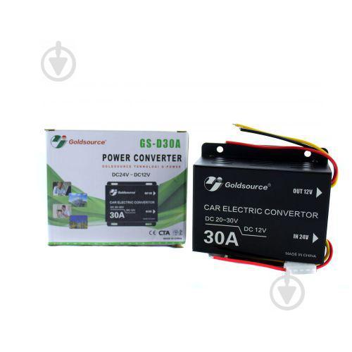 Авто инвертор Goldsource DC/DC 24v-12v 30A - фото 3 Авто инвертор Goldsource DC/DC 24v-12v 30A - фото 3