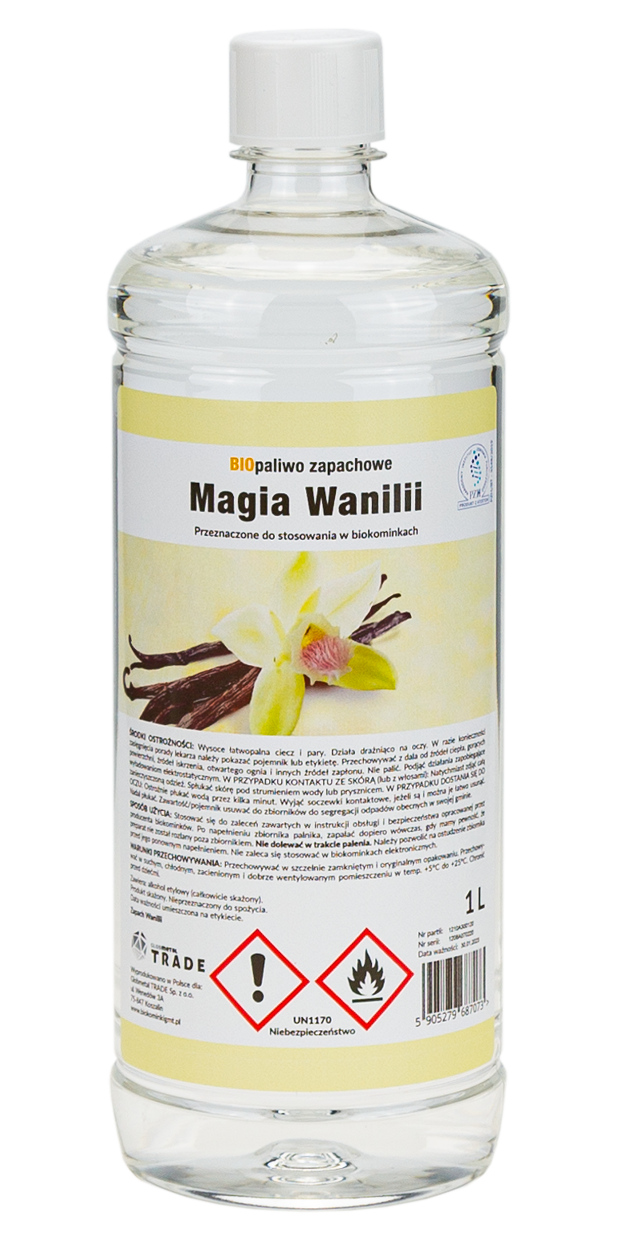 Биотопливо ароматическое 1л Магия ванили
