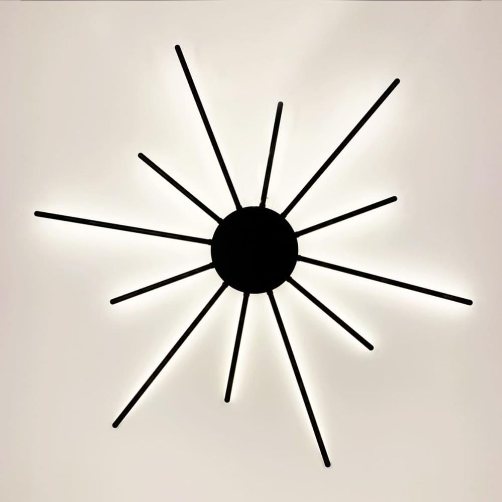 Светильник настенный светодиодный Light House LNF-17433 50W 127х127 см Черный