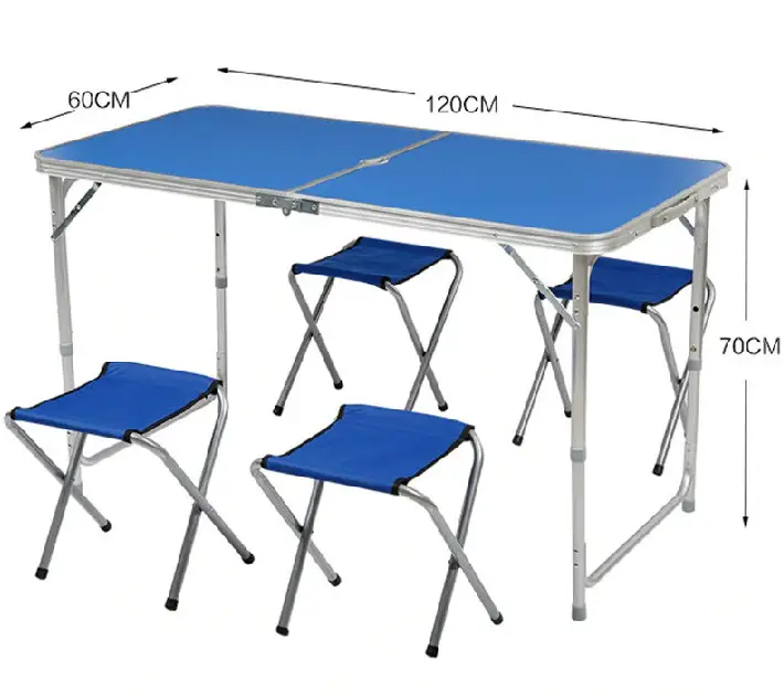 Комплект туристичних меблів стіл посилений/стільці до 50 кг (13311) - фото 4 Комплект туристичних меблів стіл посилений/стільці до 50 кг (13311) - фото 4