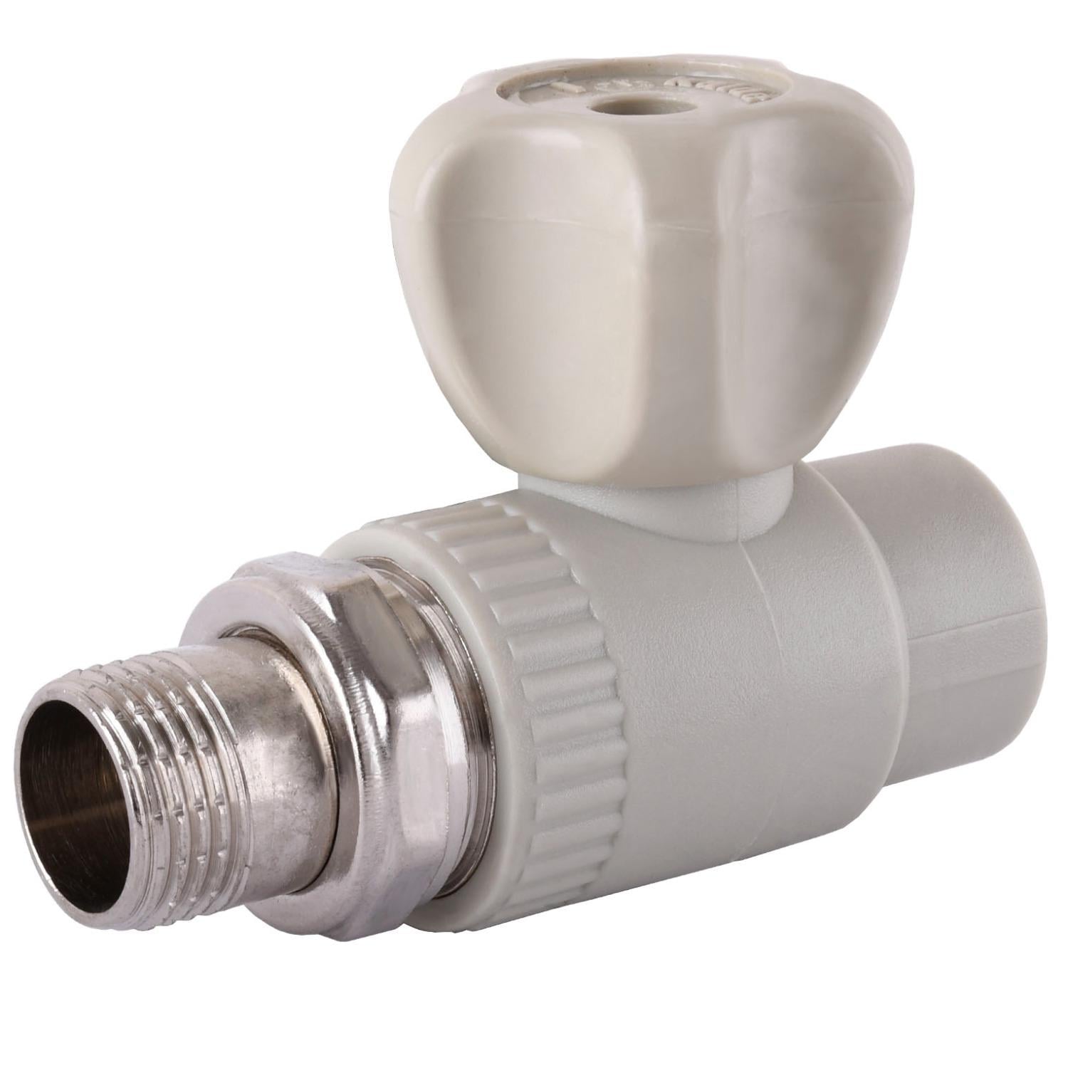 Вентиль радіаторний прямий KALDE 22000 PPR 20х1/2" з американкою (000016925)