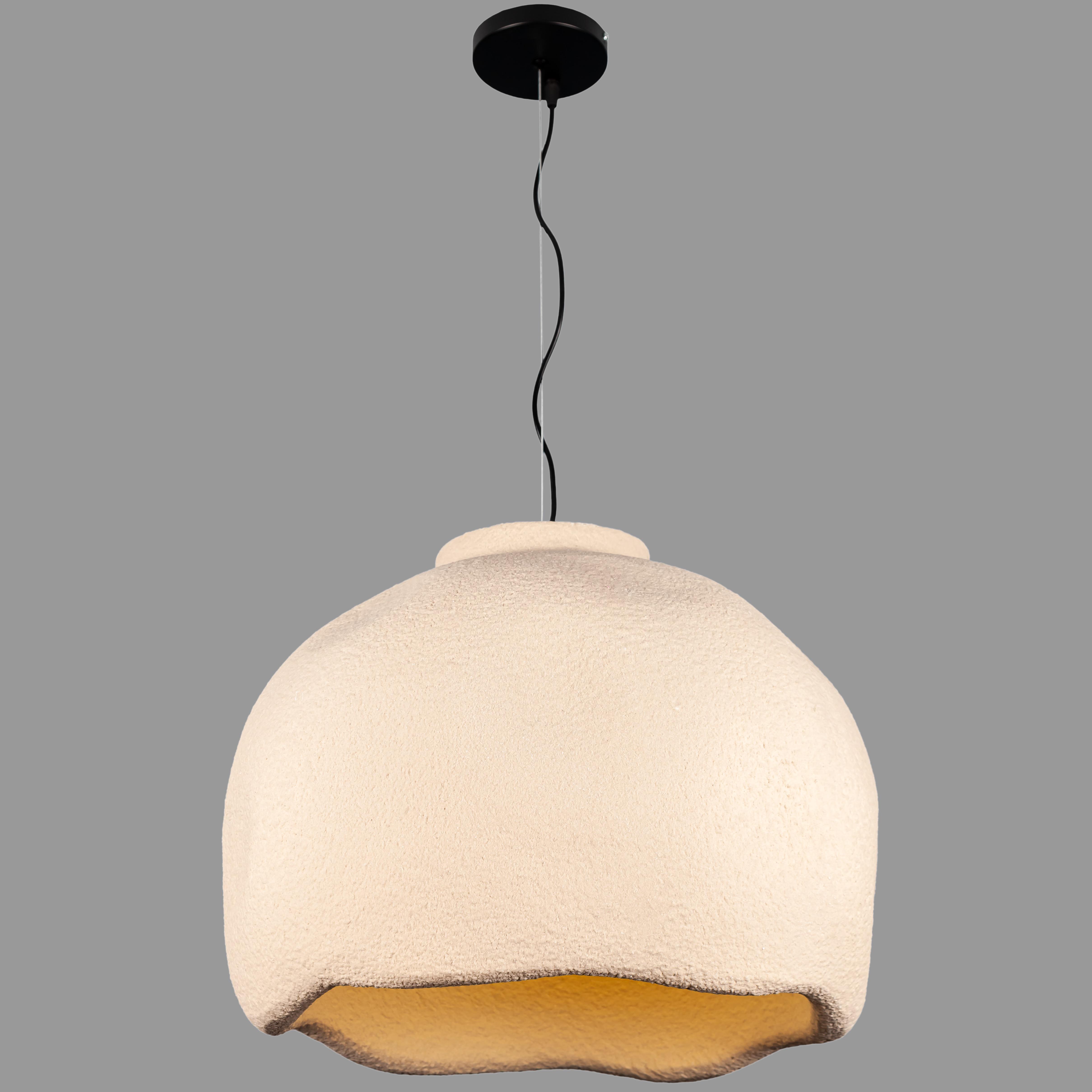 Люстра гіпсова Wabi-Sabi 50 см Бежевий (909-XL3582 (500) BEIGE)
