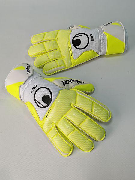 Рукавиці воротарські Uhlsport Pure Alliance Soft Pro 1011172 01 р. 8 Жовто-білий - фото 6