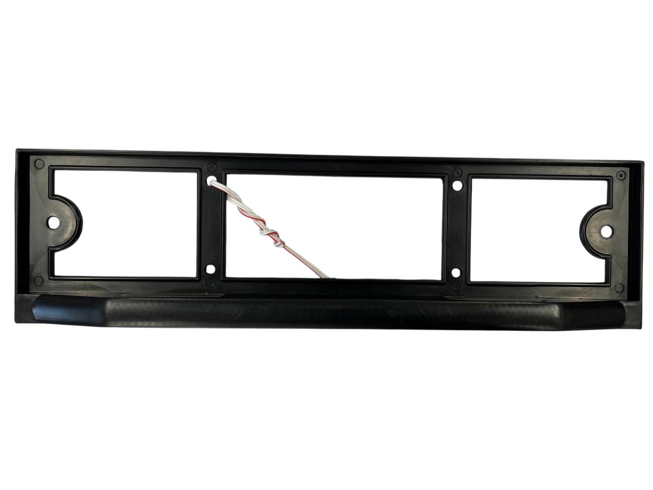 Рамка номерного знака с подсветкой Черный (00409)