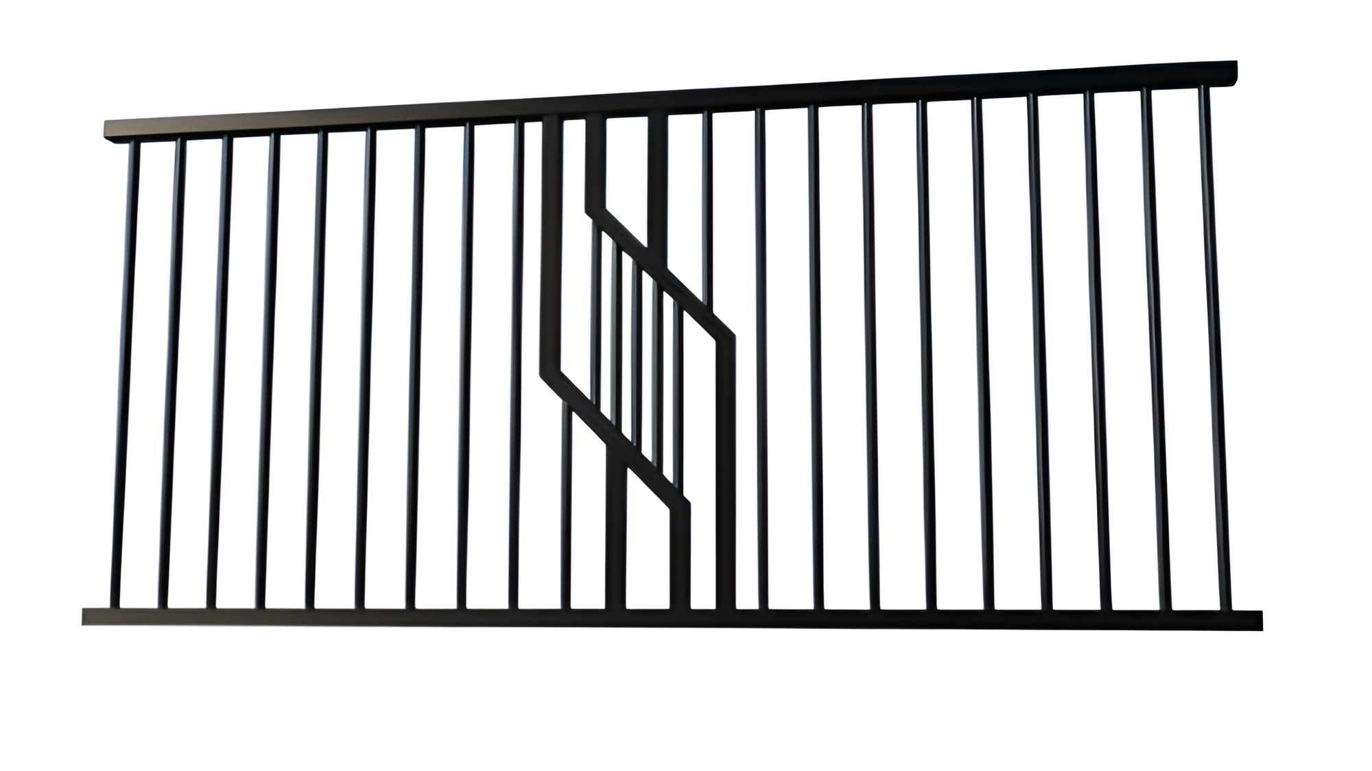 Забор секционный металлический 1200х2000 мм порошковая покраска