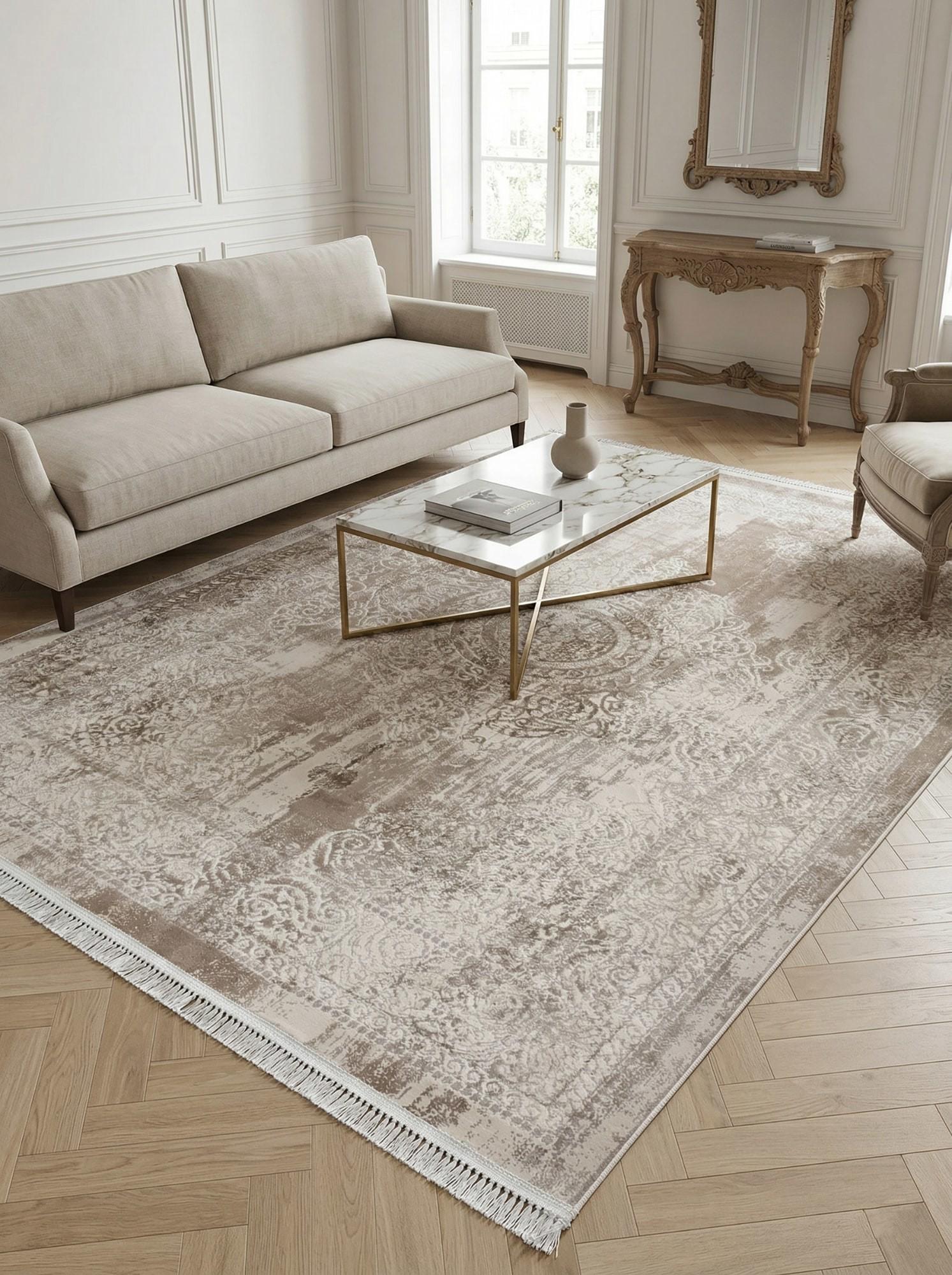 Ковер Levado 03710a 60x110 см Light beige (73690611)