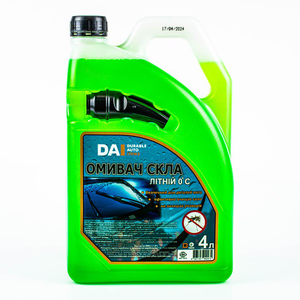 Омивач скла DAI Антимошка яблуко літо 4 л (17664165)