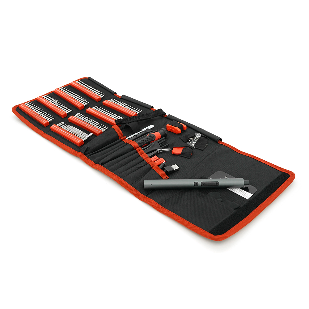 Набор электрической отвертки с битами 144-in-1 T3 магнитный алюминий длина держателя 180 мм (YUT_V7421)