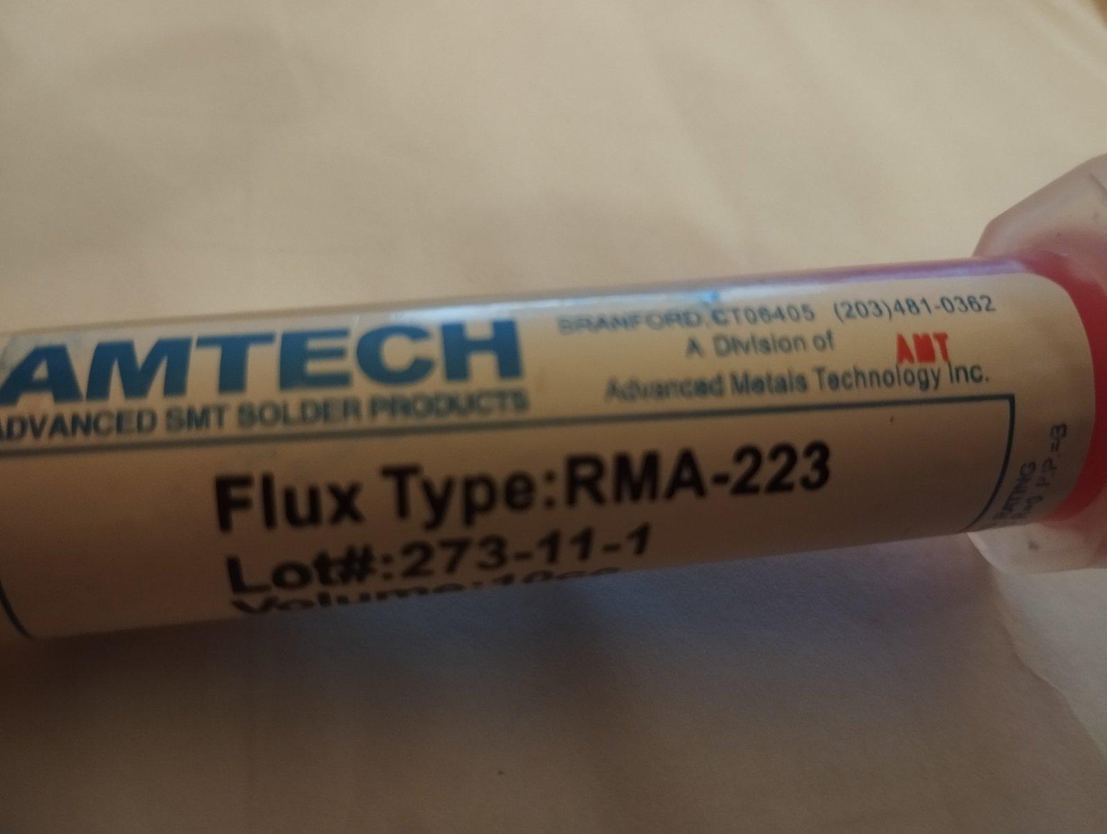 Флюс-гель для пайки Amtech Rma-223 lot 273-11-1 (70988978) - фото 2