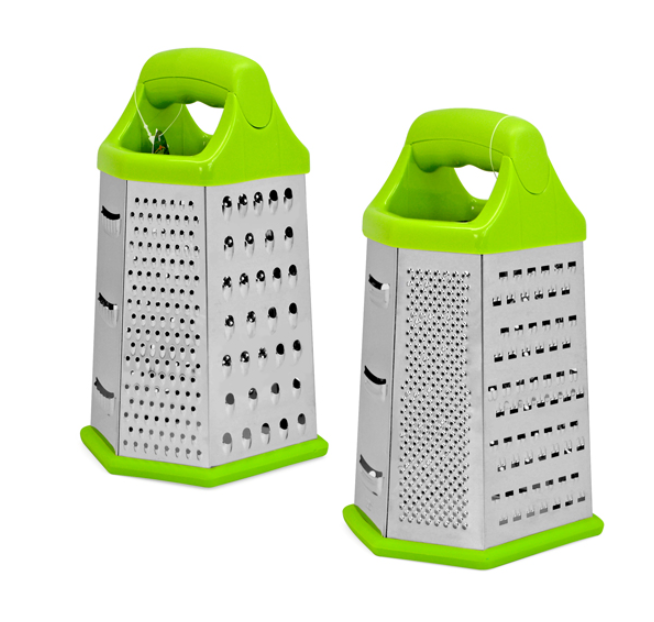 Терка многофункциональная 6в1 13x11,5x23,5 см Green (MH-4422) - фото 2 Терка многофункциональная 6в1 13x11,5x23,5 см Green (MH-4422) - фото 2